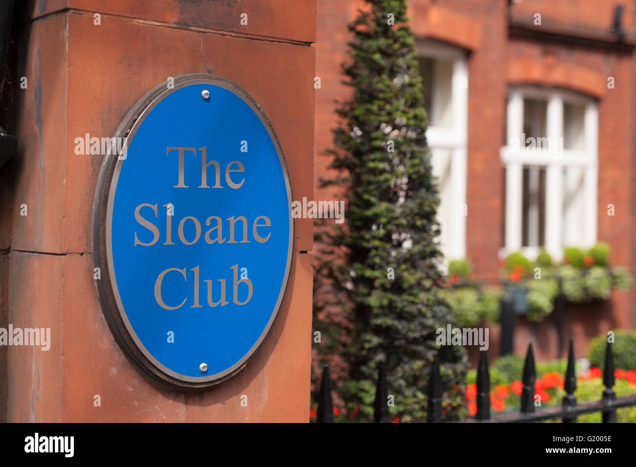 The Sloane Club, Lower Sloane Street, London Stock Photo Alamy