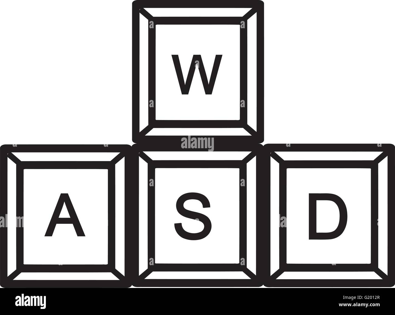 Wasd keys hires stock photography and images Alamy