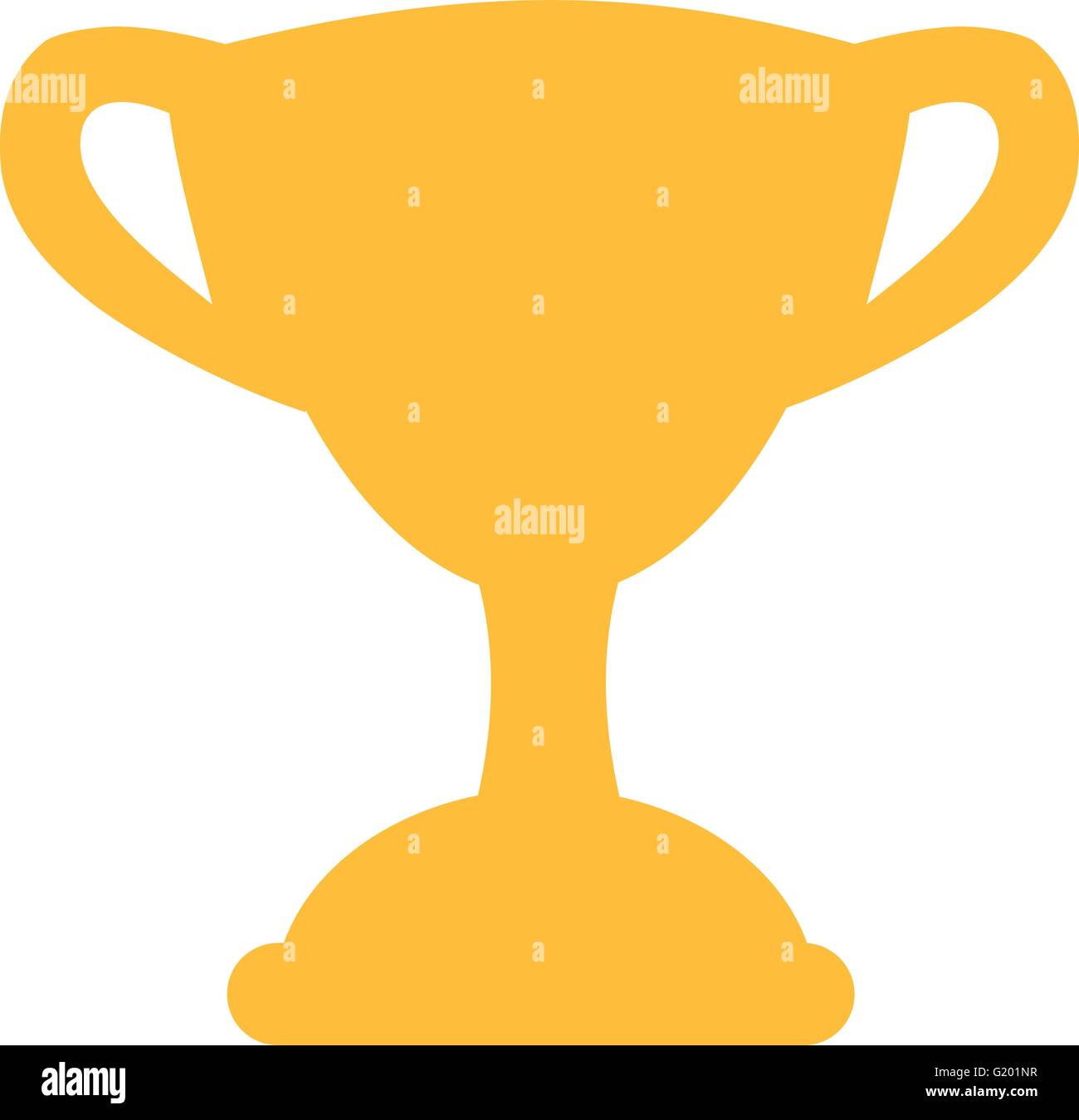 Golden Trophy icon Stock Vector Image & Art - Alamy