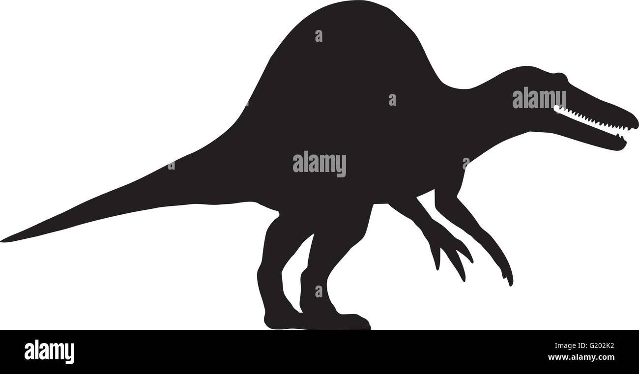 Spinosaurus silhouette hi-res stock photography and images - Alamy