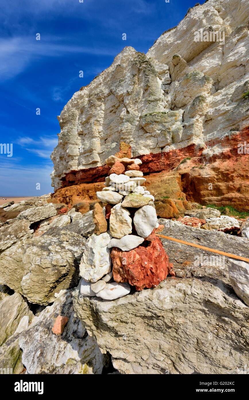 Old Hunstanton Cliffs Stock Photos & Old Hunstanton Cliffs Stock Images ...