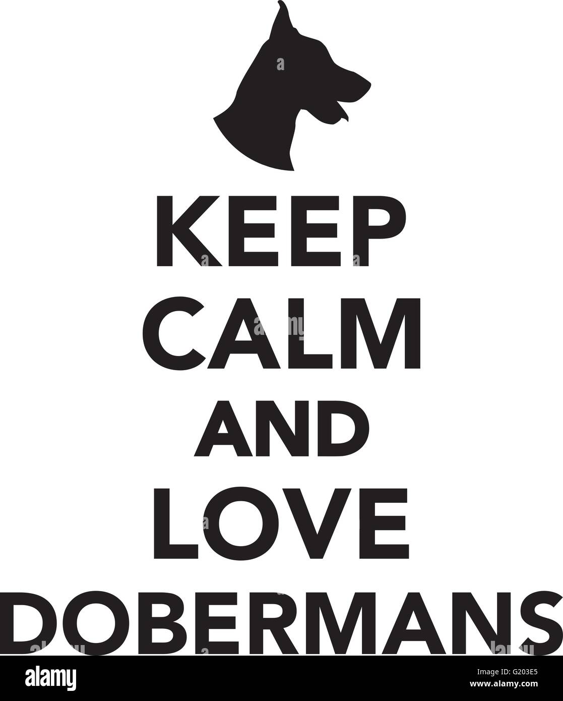 are doberman calm