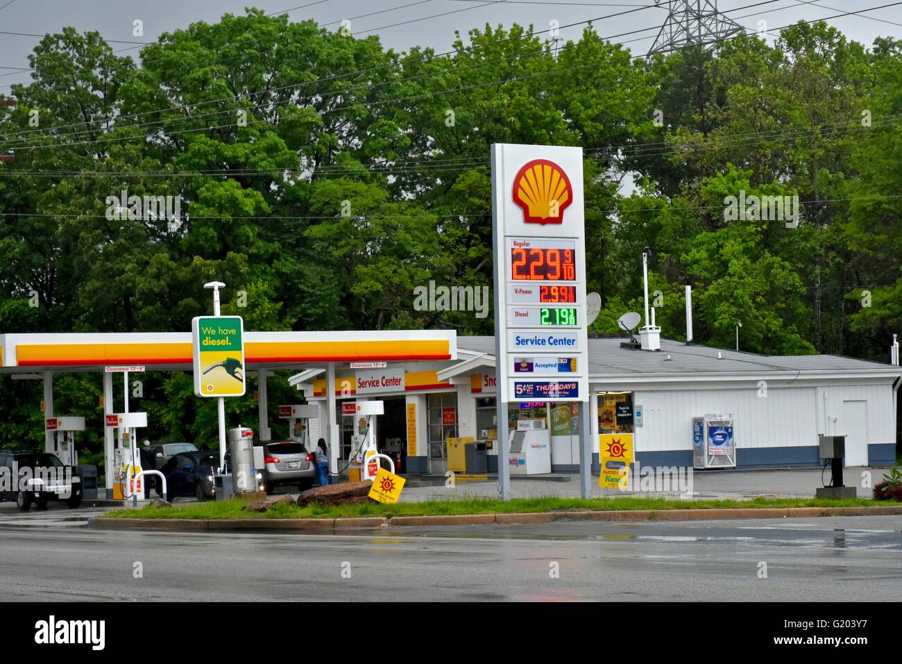 Filing gas tank shell gas station hires stock photography and images