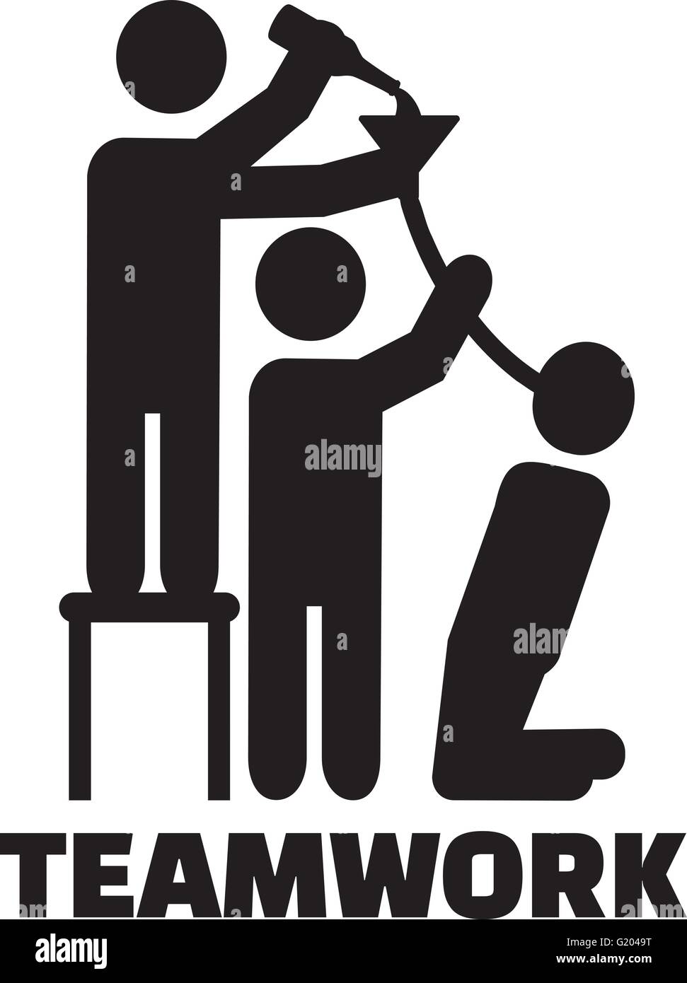 Drinking beer bong teamwork Stock Vector Image & Art Alamy