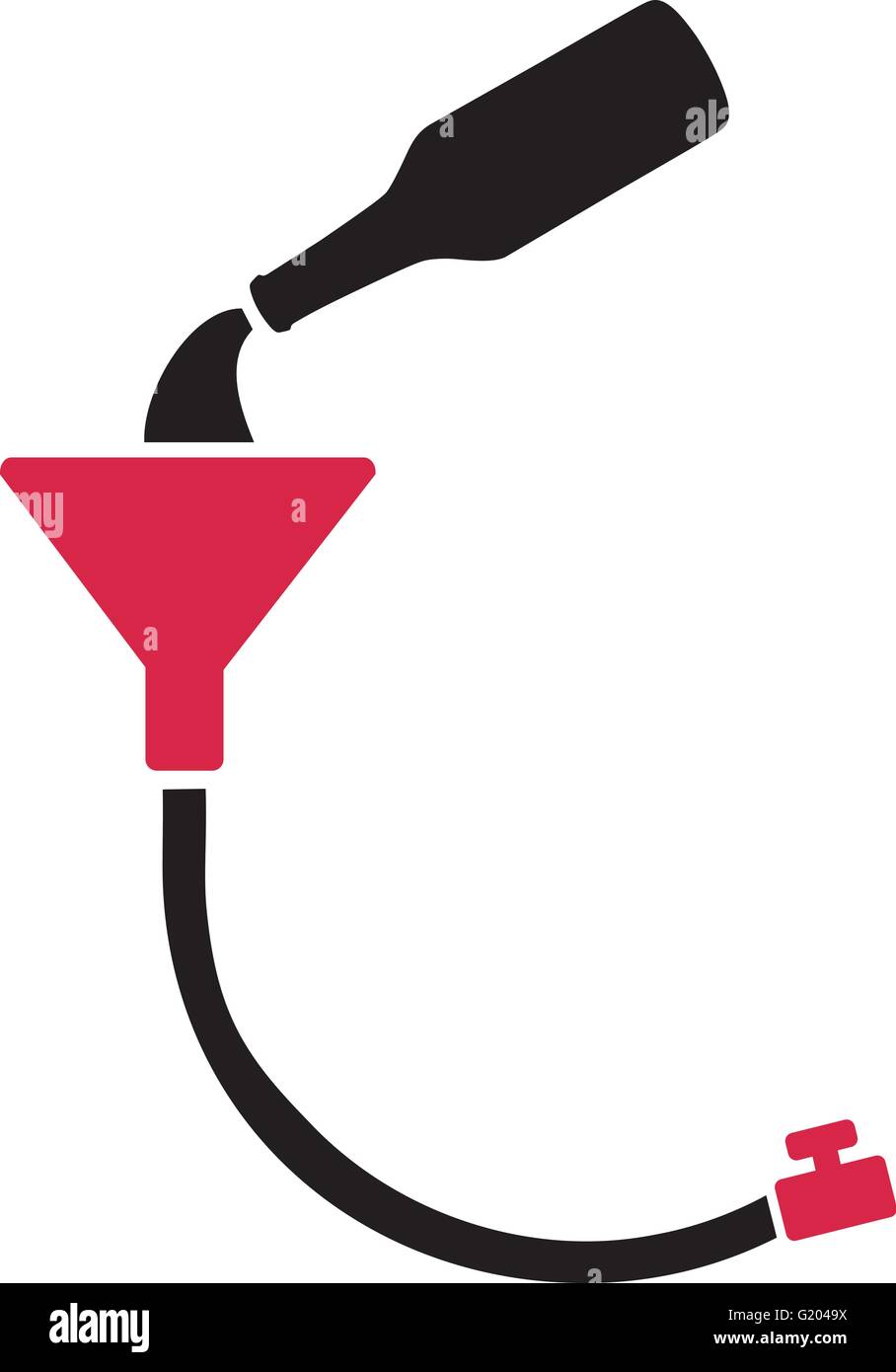 Beer bong icon Stock Vector Images Alamy