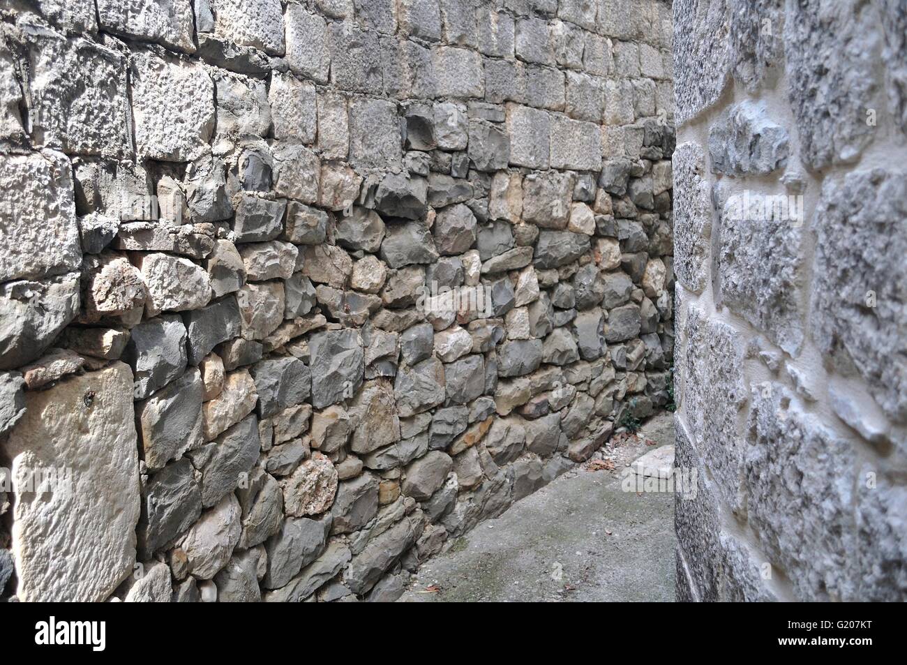 Texture of grey stone wall for background Stock Photo - Alamy