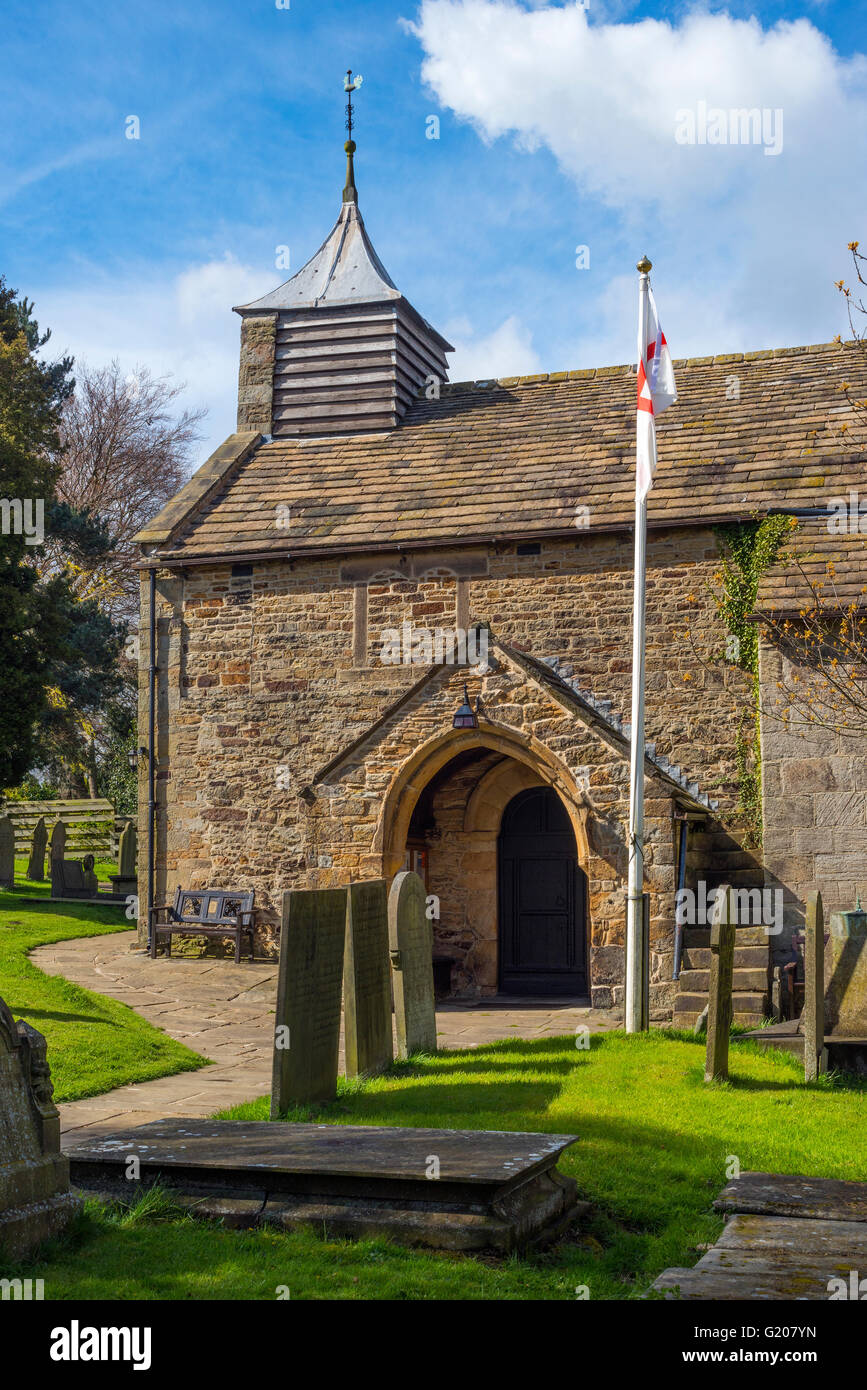 St Lawrence's Church, Barlow, Derbyshire Stock Photo - Alamy