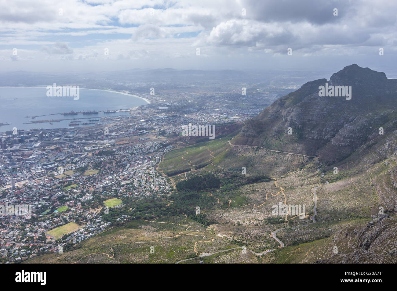 Cape Town South Africa March 20 2016  The café at the top of Table Mountain Stock Photo