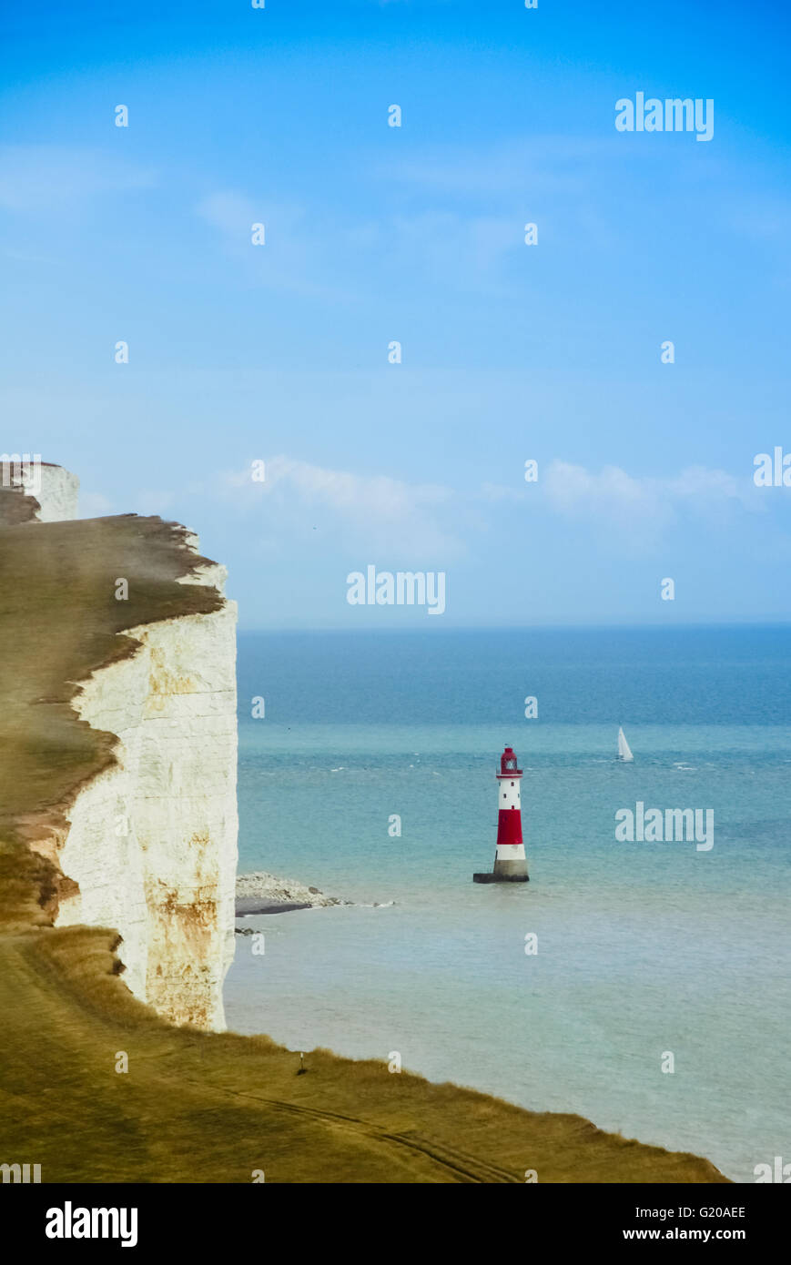 White cliffs in England Stock Photo - Alamy