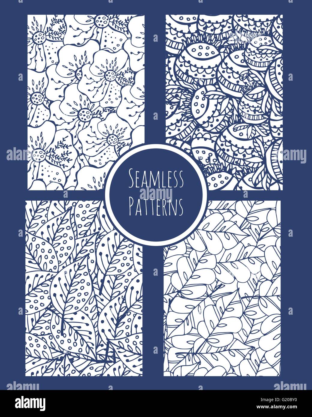 seamless floral pattern Stock Vector Image & Art - Alamy