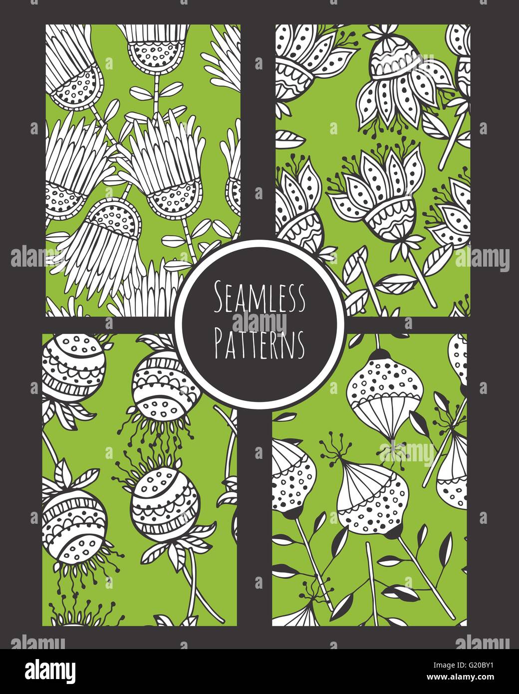 seamless floral pattern Stock Vector Image & Art - Alamy