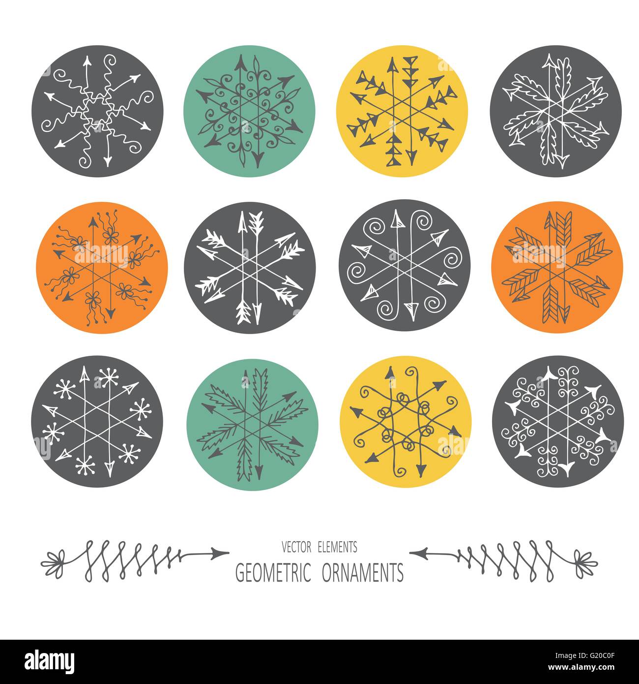 set of graphical design elements Stock Vector Image & Art - Alamy