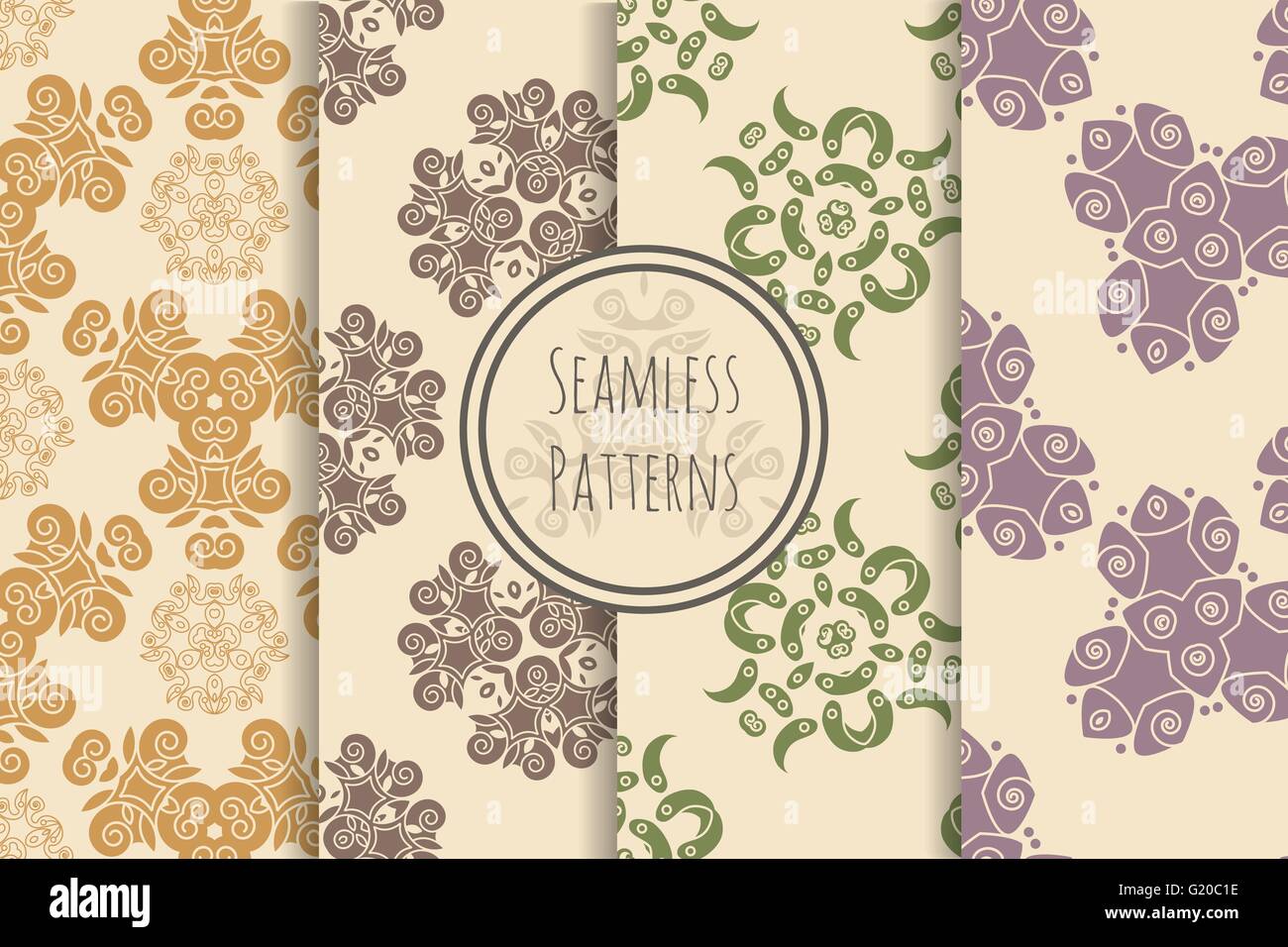 seamless floral pattern Stock Vector Image & Art - Alamy