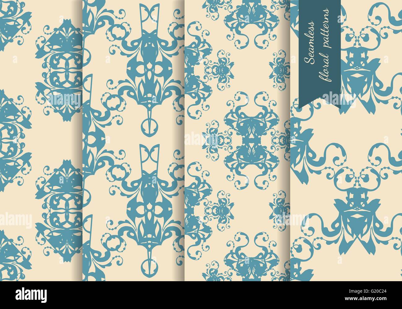 seamless floral pattern Stock Vector Image & Art - Alamy