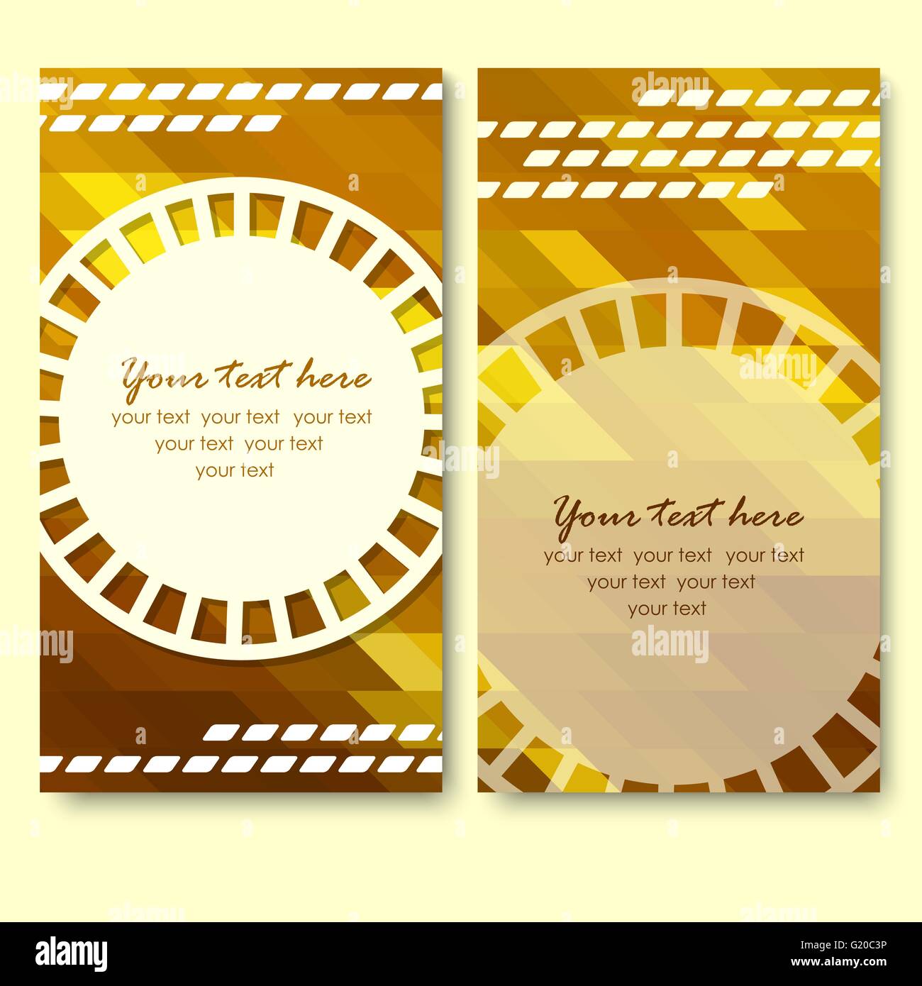 Vector abstract creative business cards set template Stock Vector Image ...