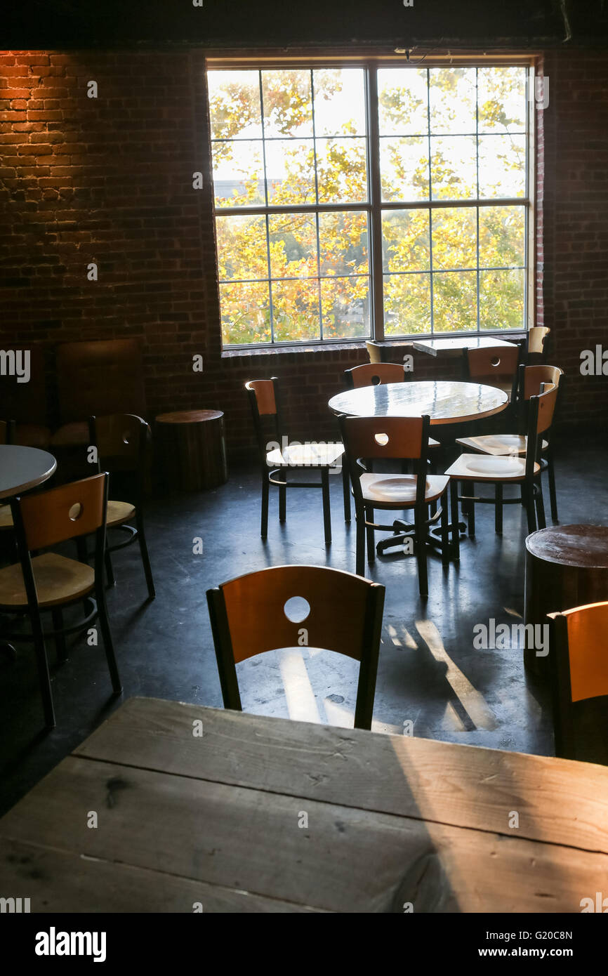 Spill the Beans coffee shop on the Reedy River in downtown Greenville