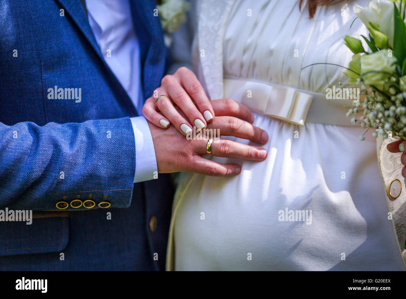 Pregnant wedding hires stock photography and images Alamy