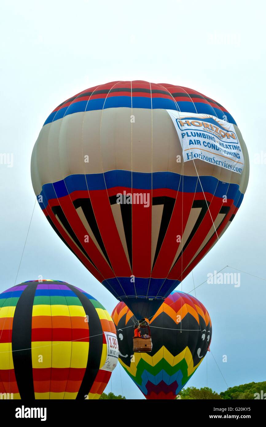 The annual hot air balloon festival during preakness in Elkridge