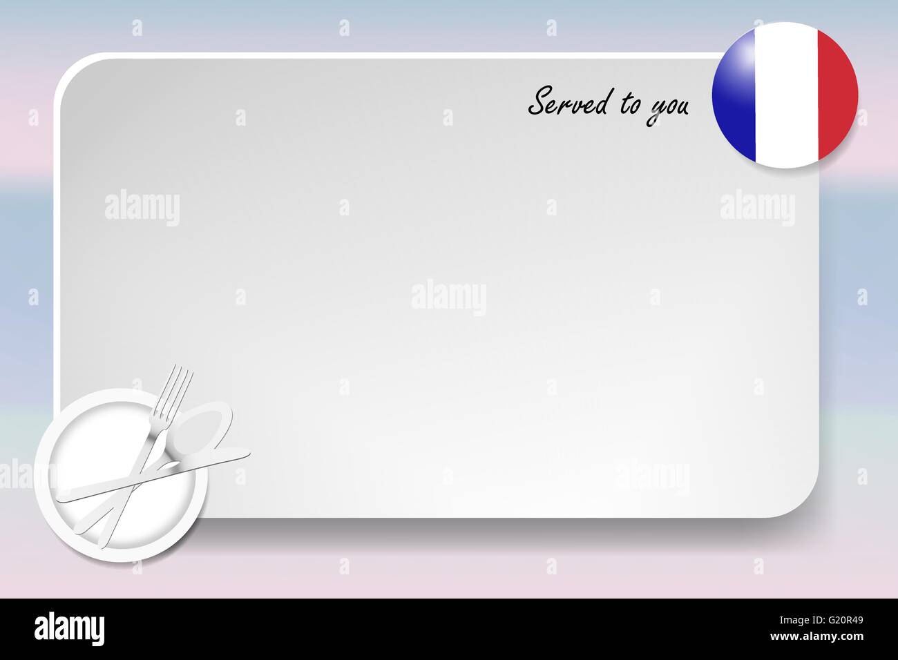 French notice board Stock Vector Images Alamy