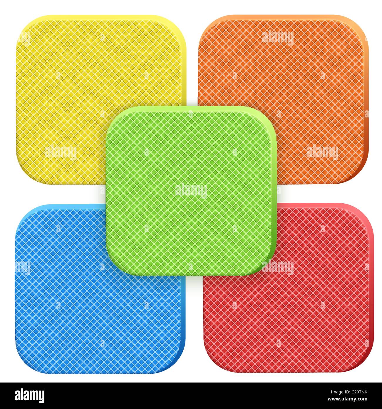 Icons of reticulate fabric Stock Vector Image & Art - Alamy