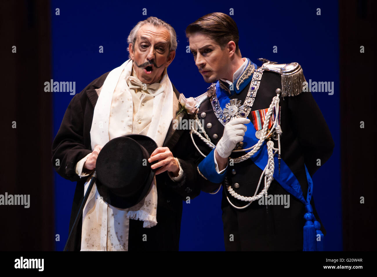 Opera 'La Cenerentola' by Gioachino Rossini performed at the Maestranza Theater, Seville, Spain, since 14 until 22 february 2014. Image of main rehearsal. Production of Teatro San Carlo di Napoli. Stock Photo