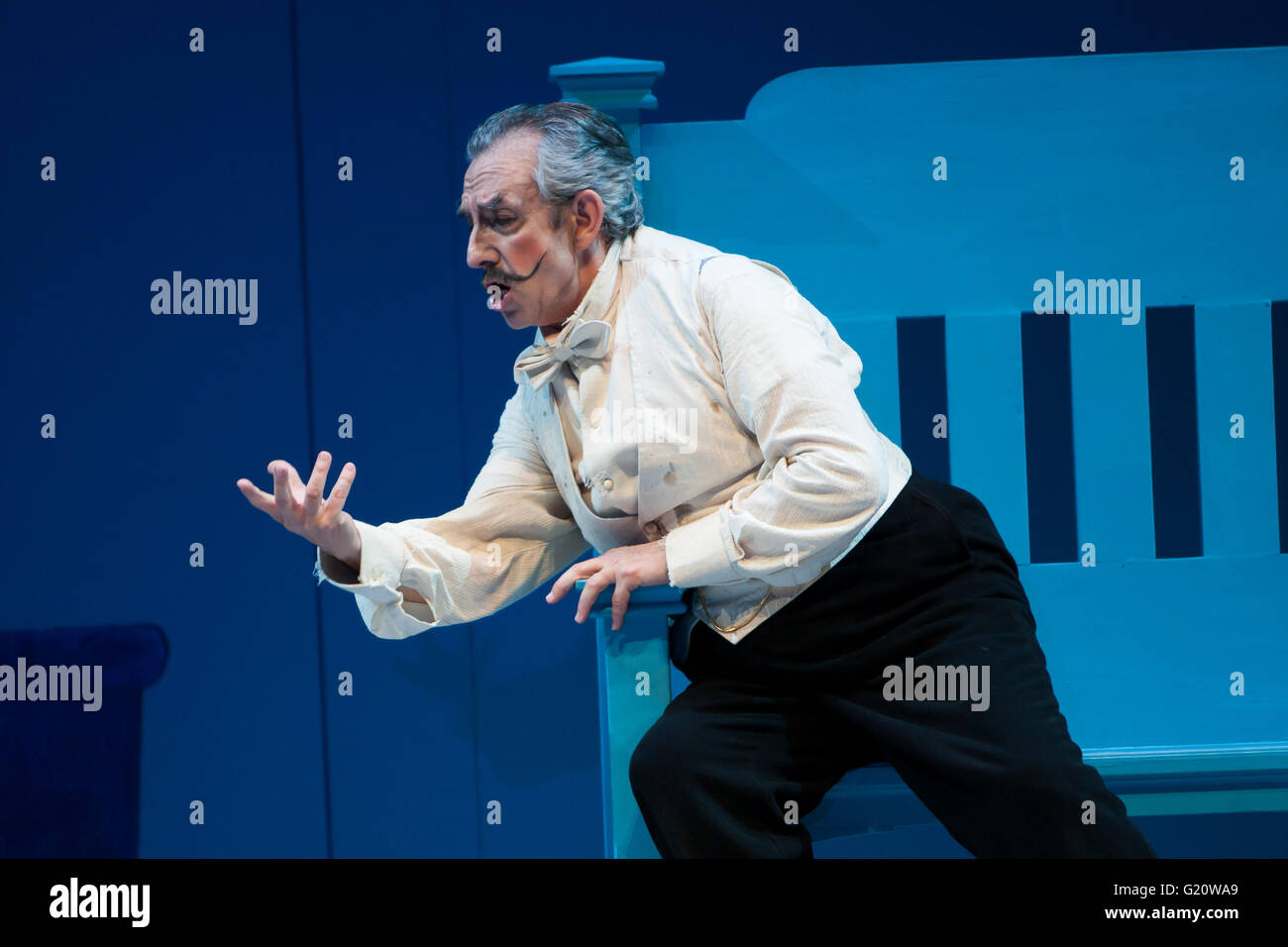 Opera 'La Cenerentola' by Gioachino Rossini performed at the Maestranza Theater, Seville, Spain, since 14 until 22 february 2014. Image of main rehearsal. Production of Teatro San Carlo di Napoli. Stock Photo