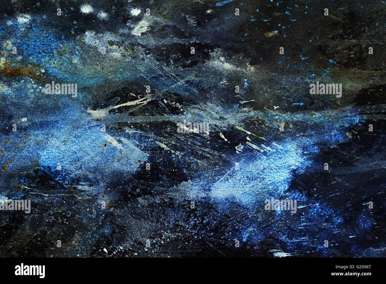 abstract painting with blurry and stained structure. Color effect and