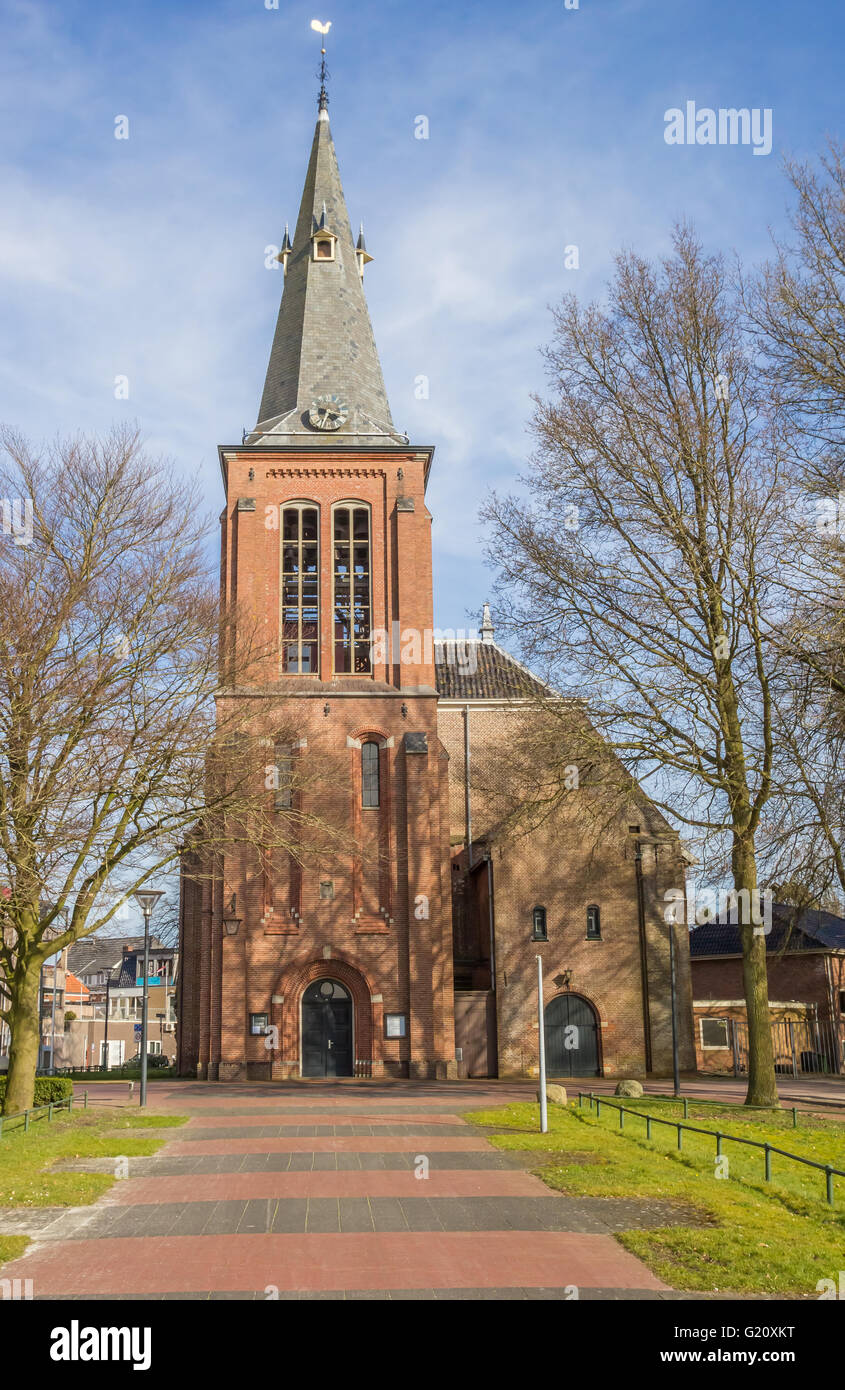 Reformed church in the center of Veendam, Netherlands Stock Photo ...