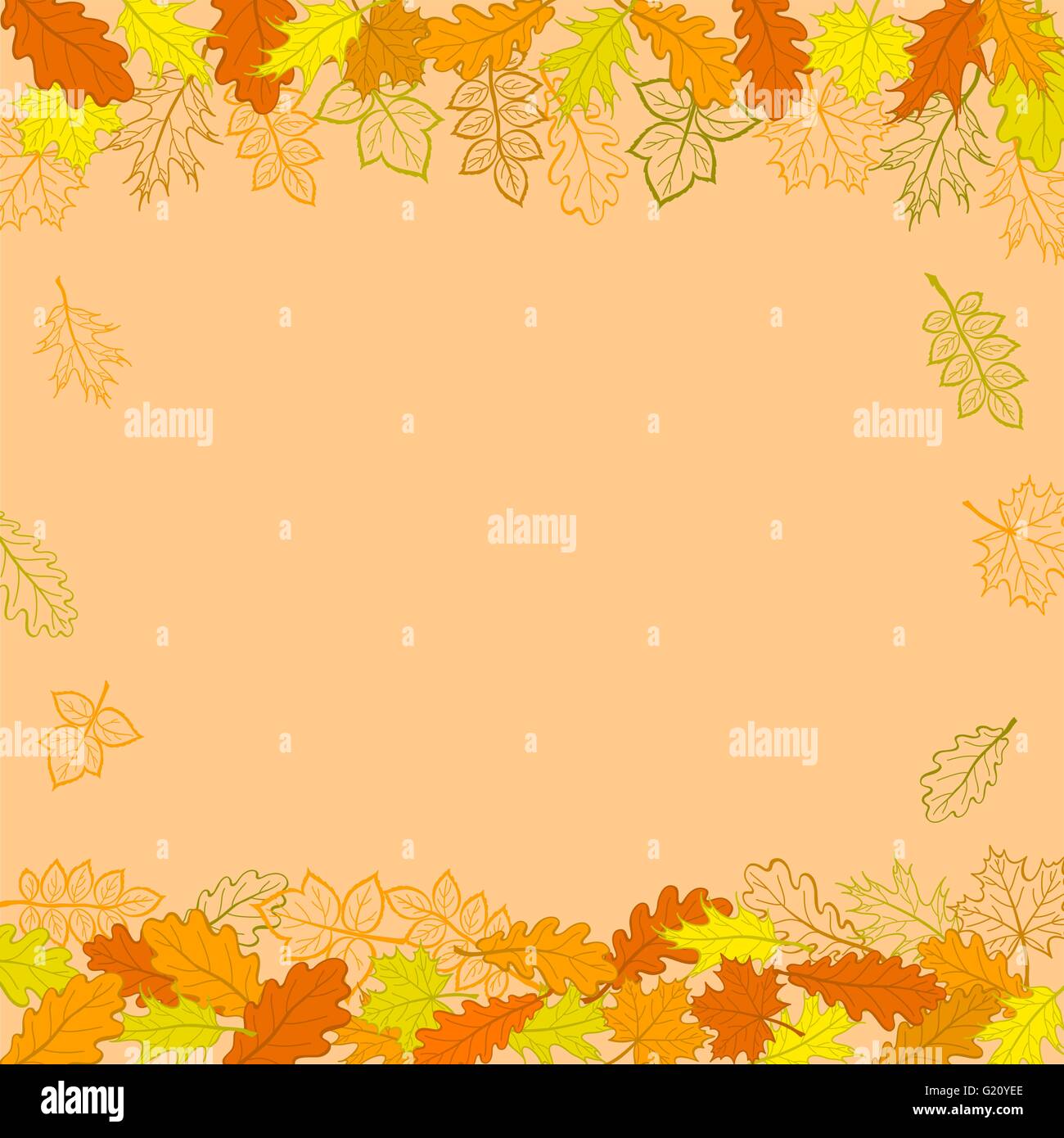 Background, autumn leaves Stock Vector Image & Art - Alamy