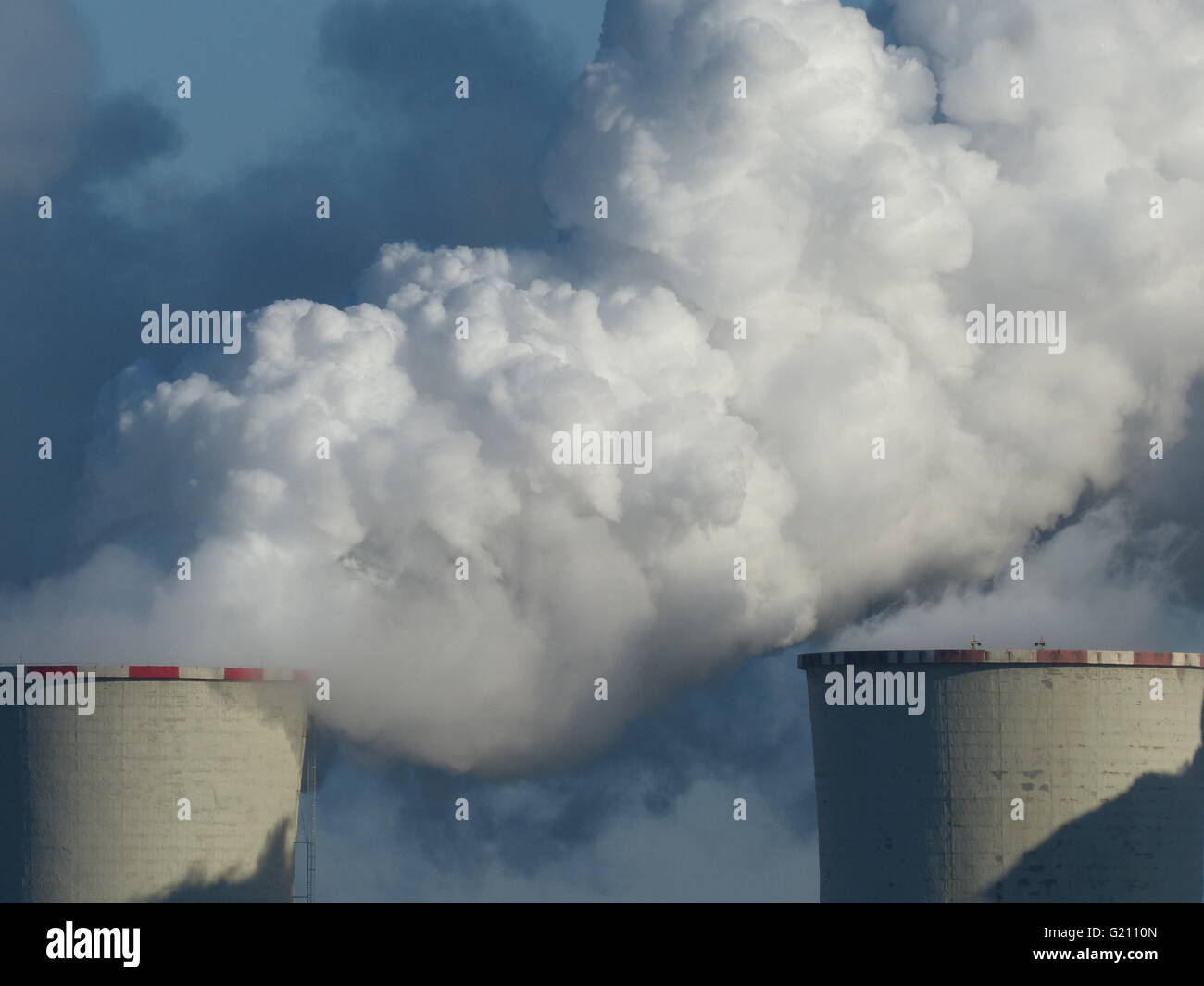 Power plant factory exhaust Stock Photo Alamy