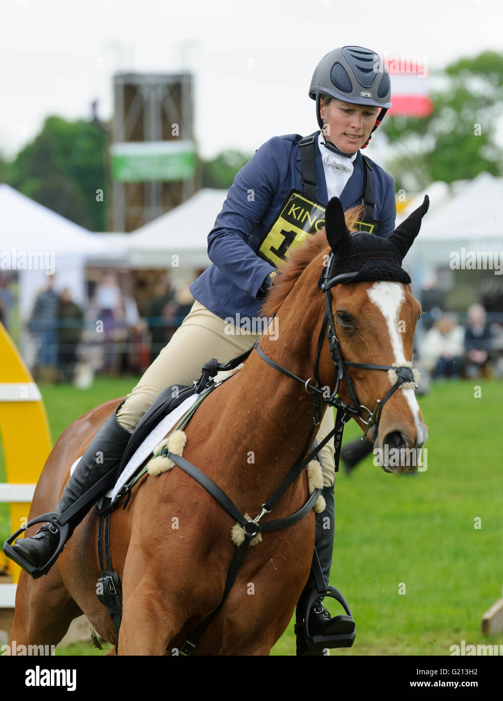 Rockingham Castle, Northamptonshire, UK. 21st May, 2016. Zara Tindall - Rockingham Castle International Horse Trials, Saturday 21st May 2016 Credit:  Nico Morgan/Alamy Live News Stock Photo