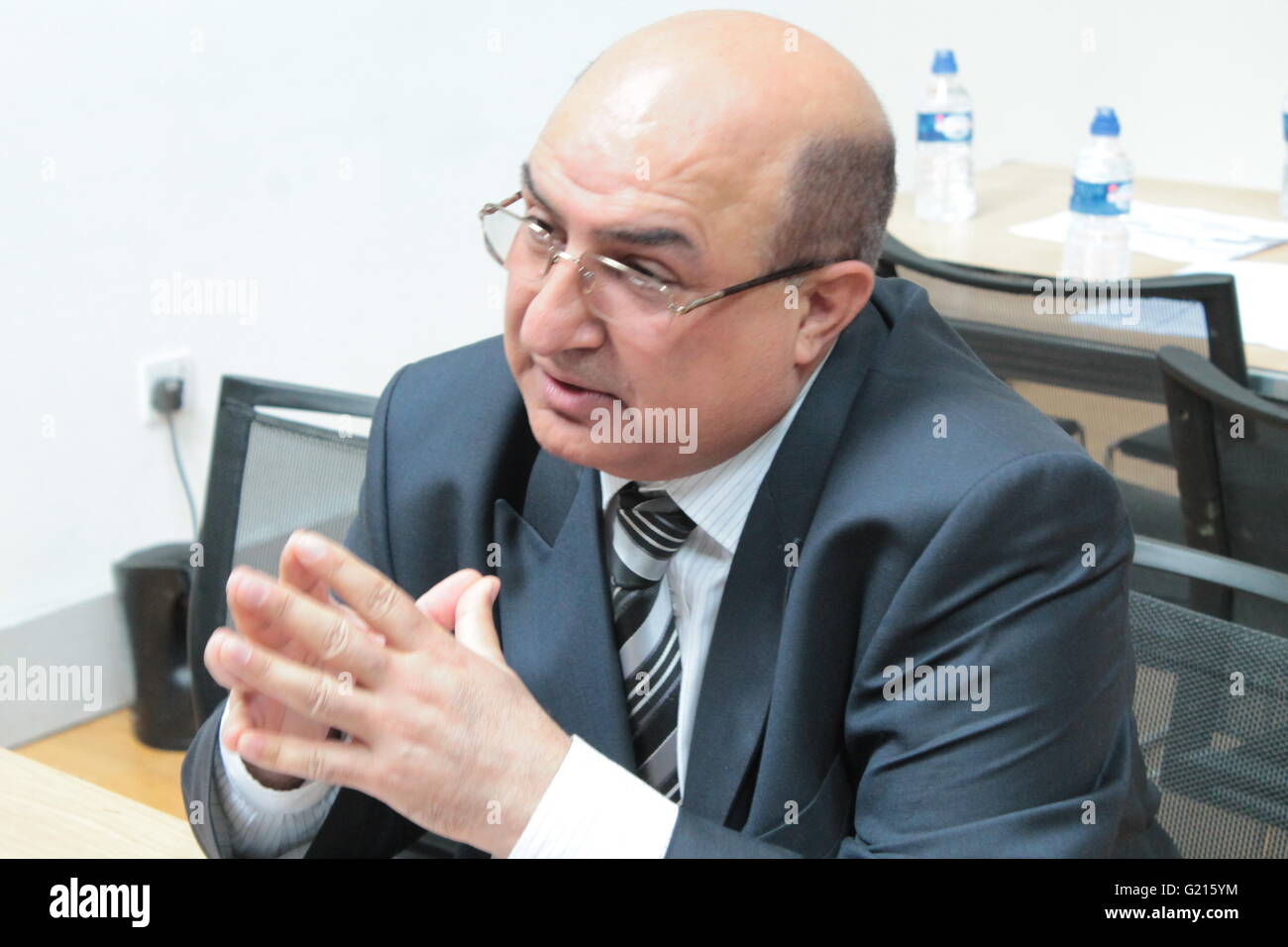 London, UK. 21st May, 2016 - Mr. Afrasiab Shekofteh - International workshop on media and civil society in the Middle-East by Ahwaz Human Rights Organisation and UNPO affiliated partners Credit:  Aghil Maniavi/Alamy Live News Stock Photo