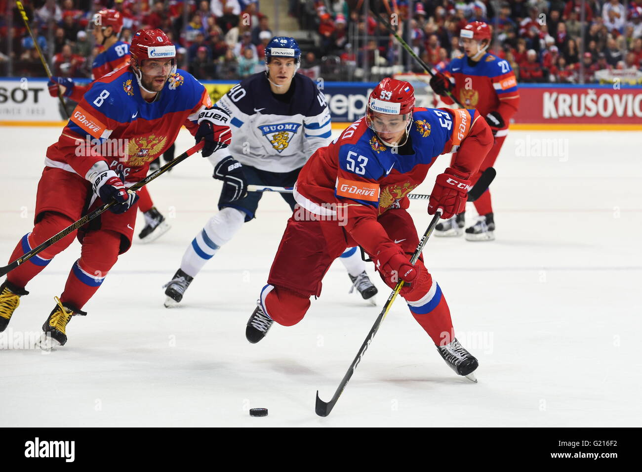 Russia's Alexander Ovechkin during the HC Lev Praha vs HC Dynamo Moscow KHL  match played in Prague, Czech Republic on Tuesday, October 9, 2012. (CTK  Photo/Katerina Sulova Stock Photo - Alamy