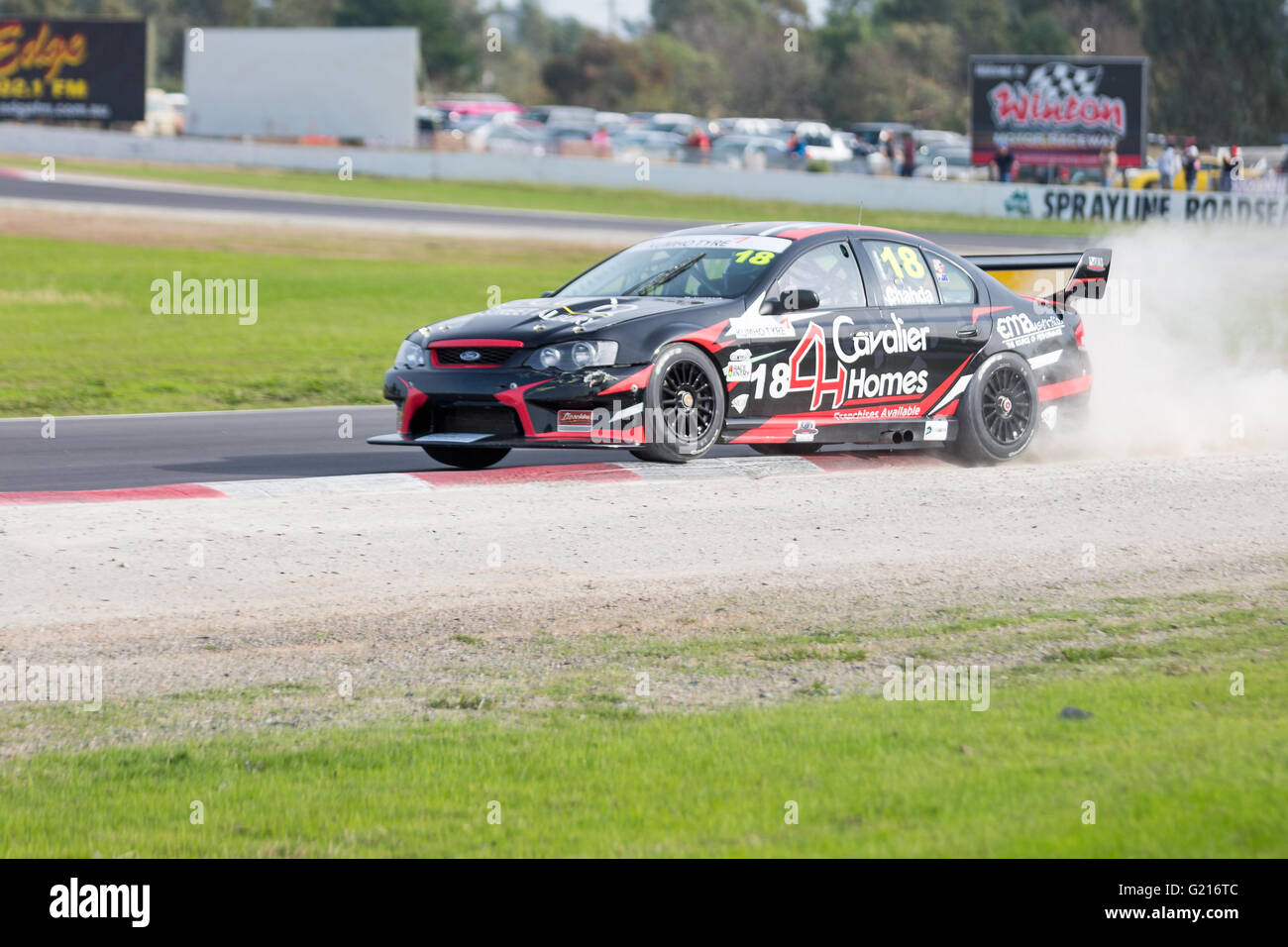 Melbourne, Australia. 22nd May, 2016. V8 Touring Car Series Race 3 at Winton Raceway. Credit:  David Hewison/Alamy Live News Stock Photo