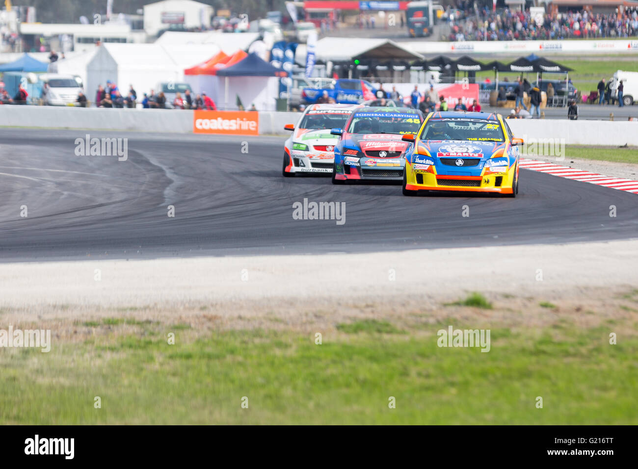 Melbourne, Australia. 22nd May, 2016. V8 Ute Racing Series at Winton Raceway. Credit:  David Hewison/Alamy Live News Stock Photo