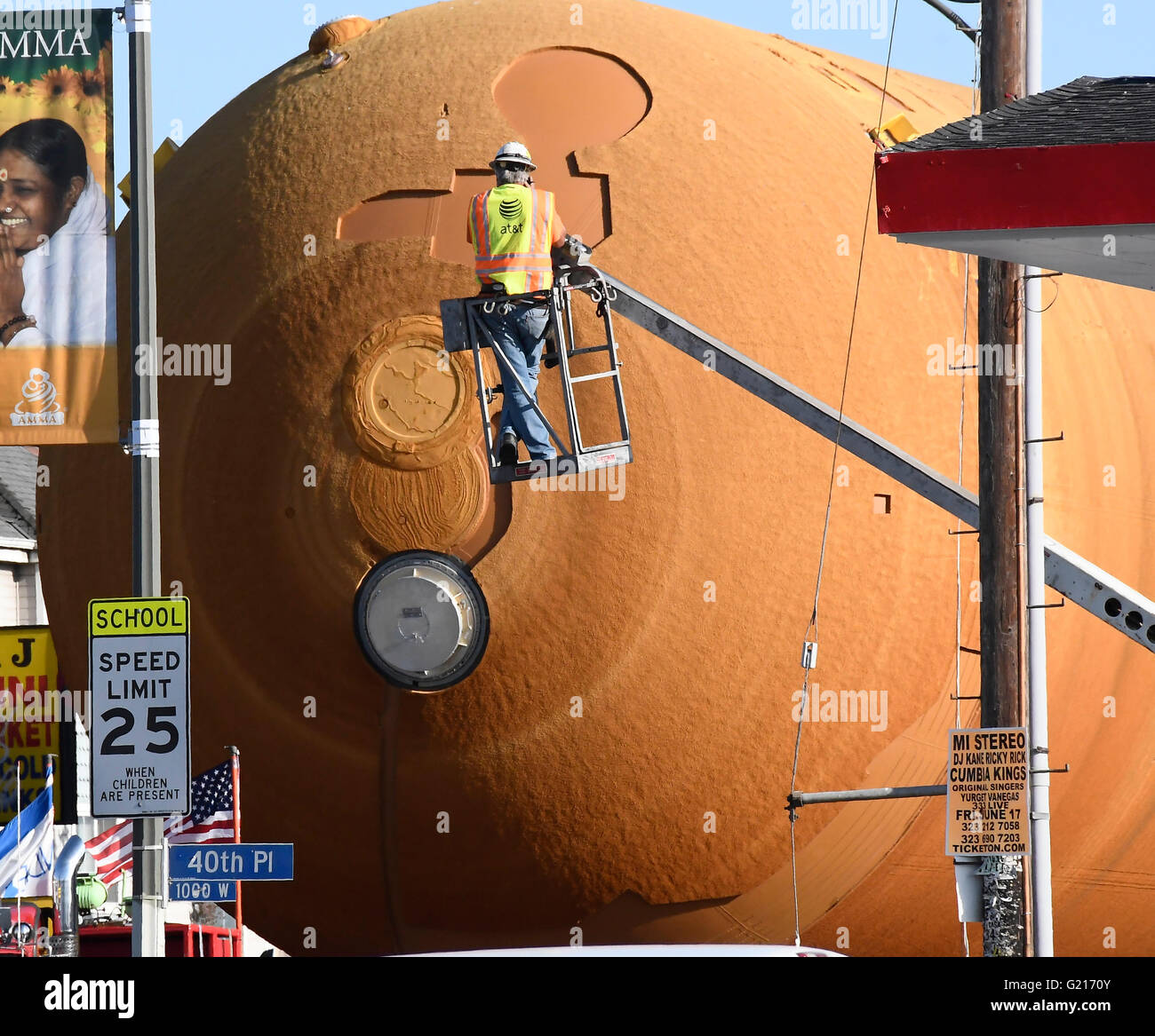 Los Angeles, CA, USA. 21st May, 2016. Space Shuttle Endeavour's fuel