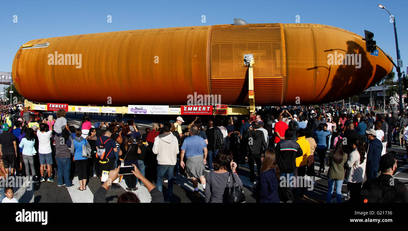 Los Angeles, CA, USA. 21st May, 2016. Space Shuttle Endeavour's fuel