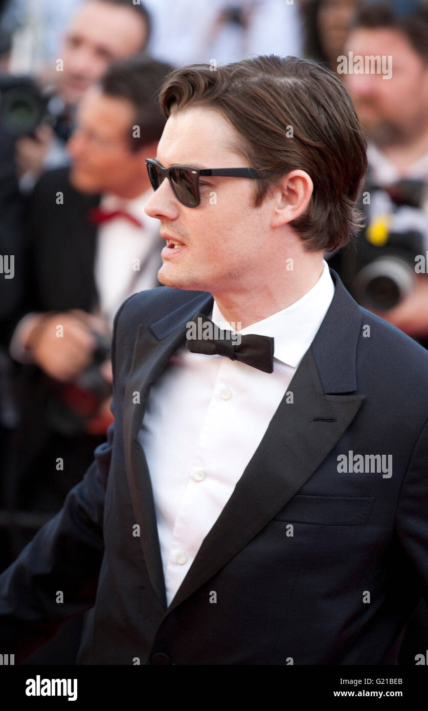 Cannes, France. 21st May, 2016. Actor Sam Riley at the gala screening for the film Elle at the 69th Cannes Film Festival, Saturday 21st May 2016, Cannes, France. Credit:  Doreen Kennedy/Alamy Live News Stock Photo