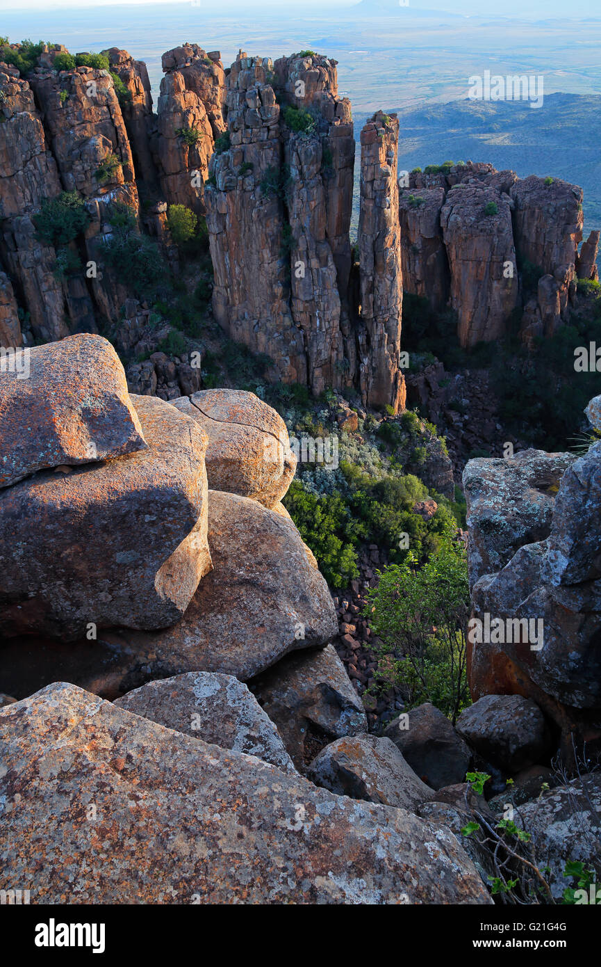 Valley of desolation, Camdeboo National Park, South Africa Stock Photo