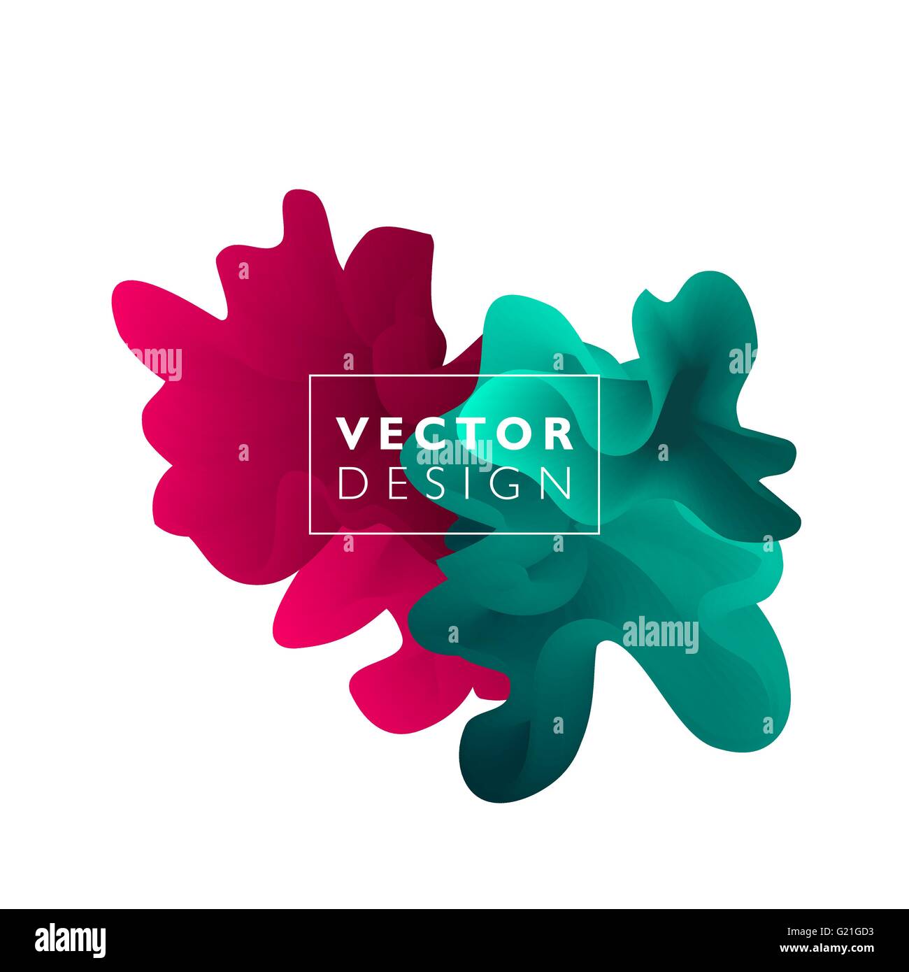 Vector abstract color cloud. Liquid ink splash. Background for banner ...