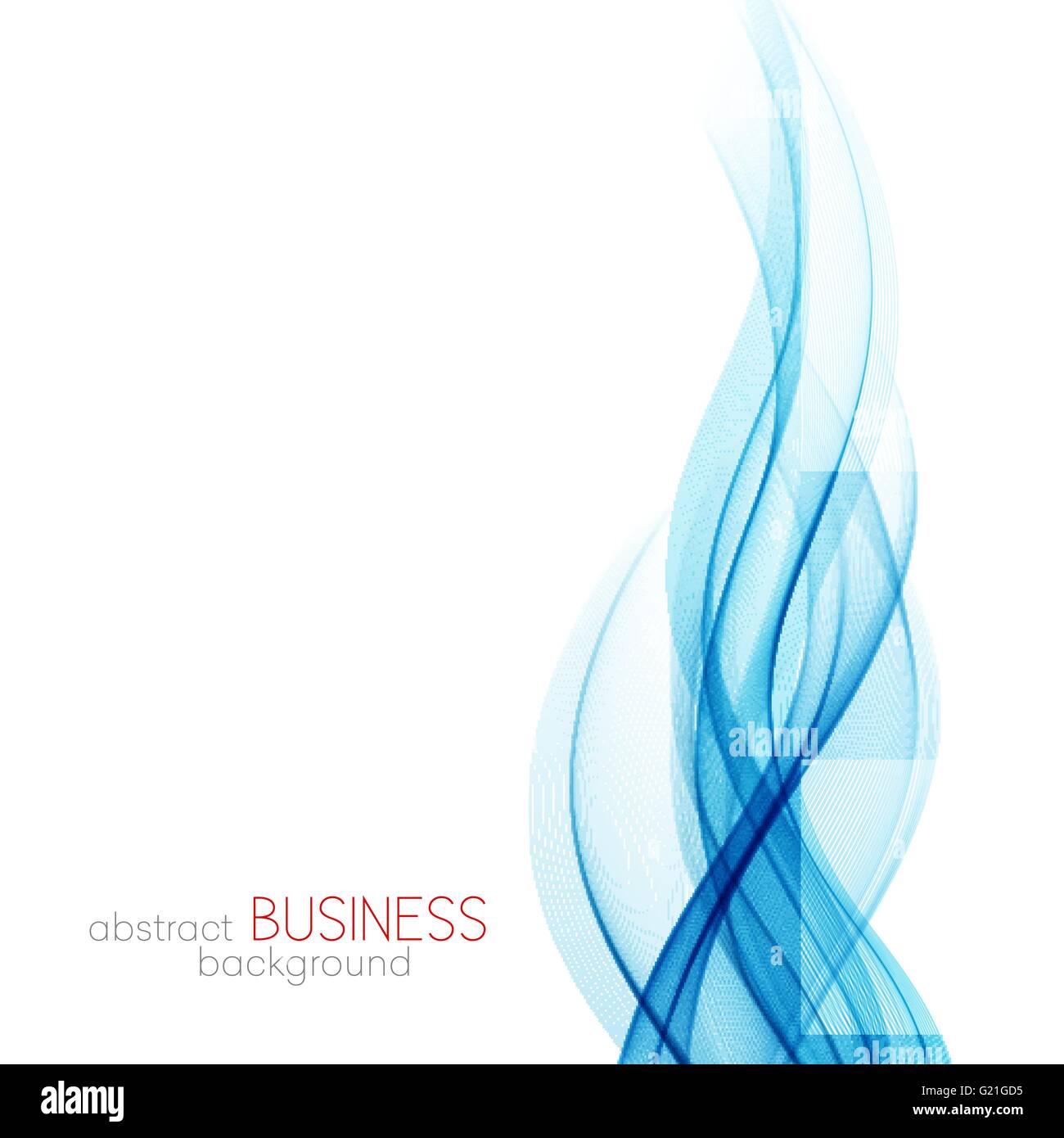 Abstract vector background, blue transparent waved lines for brochure,  website, flyer design. Blue smoke wave. Blue wavy backgr Stock Vector Image  & Art - Alamy