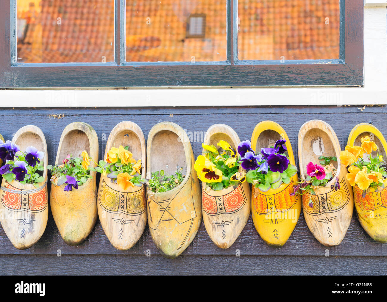 Traditional dutch shoes Stock Photo Alamy
