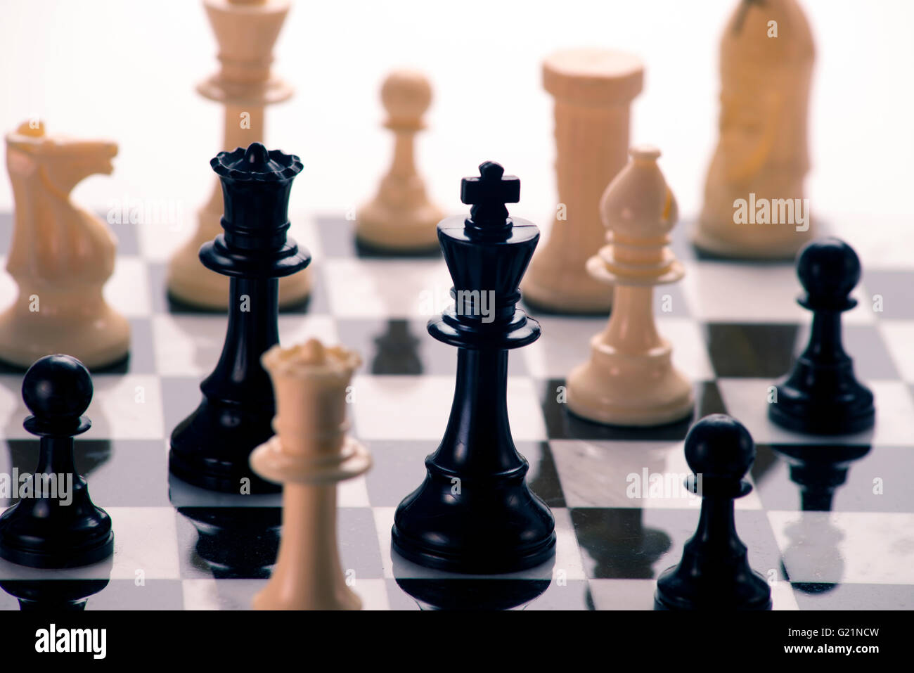 666 Chess Pieces Lined Up Stock Photos, High-Res Pictures, and Images -  Getty Images