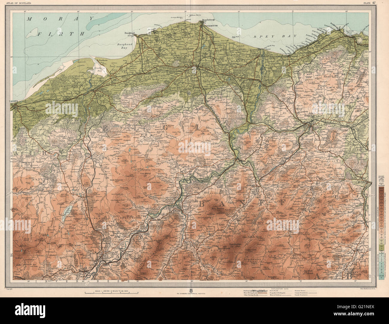 Rothes Map Whisky map hi-res stock photography and images - Alamy