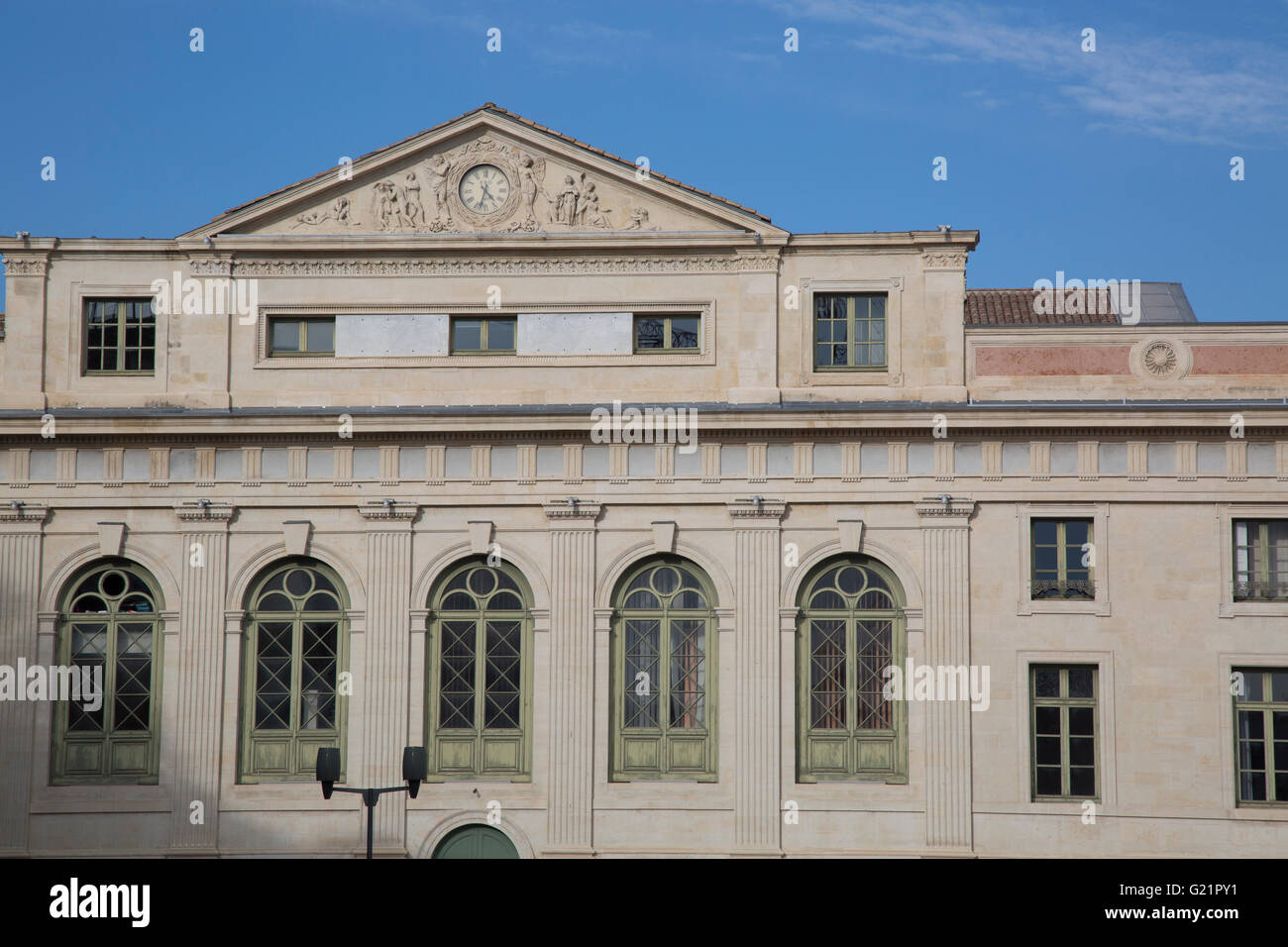 Tribunal de Grande Instance, Nimes, France Stock Photo