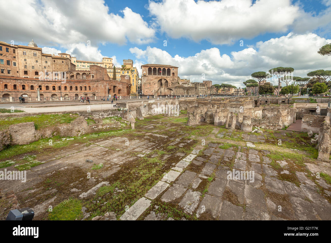 Foro di Traiano Rome Stock Photo