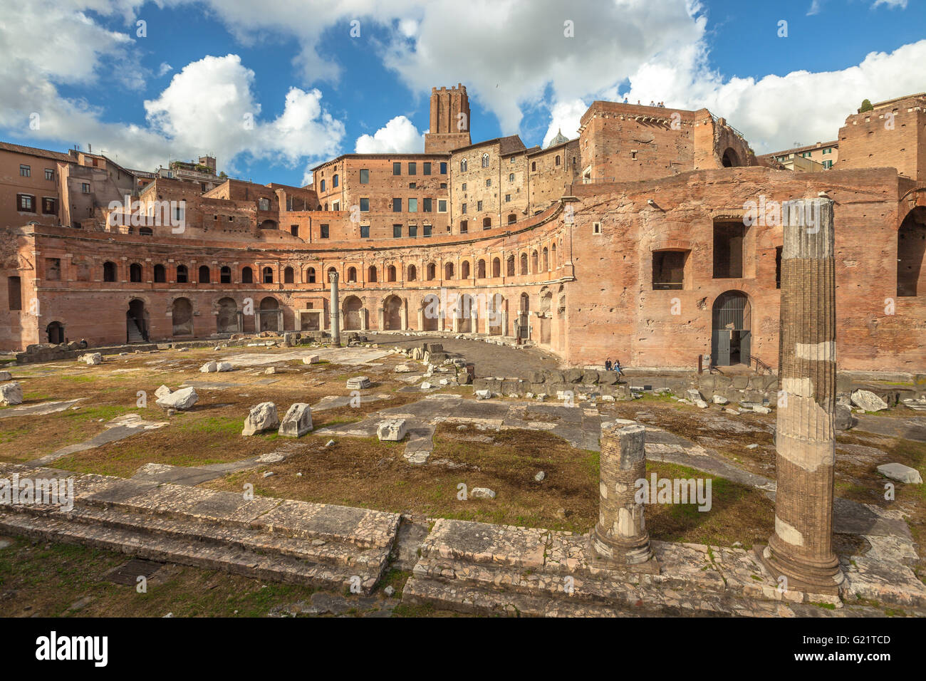 Foro di Traiano Rome Stock Photo