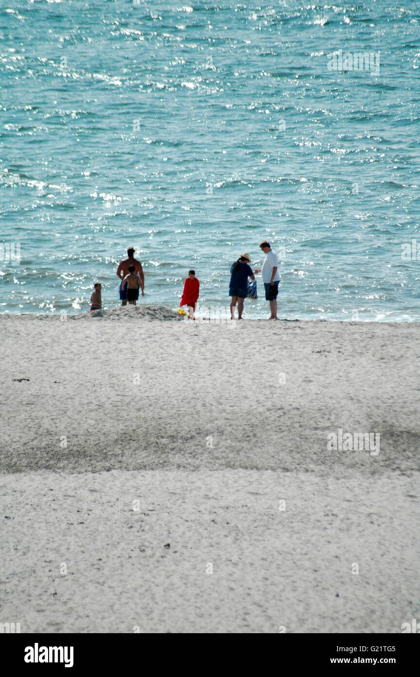 Strand bei Hvide Sande, Daenemark. Stock Photo