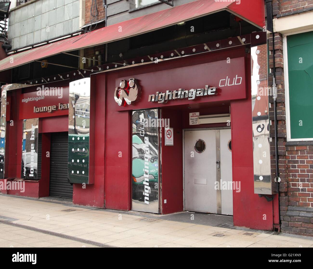 The Nightingale club, a centre for the gay community in Kent Street, Birmingham Stock Photo