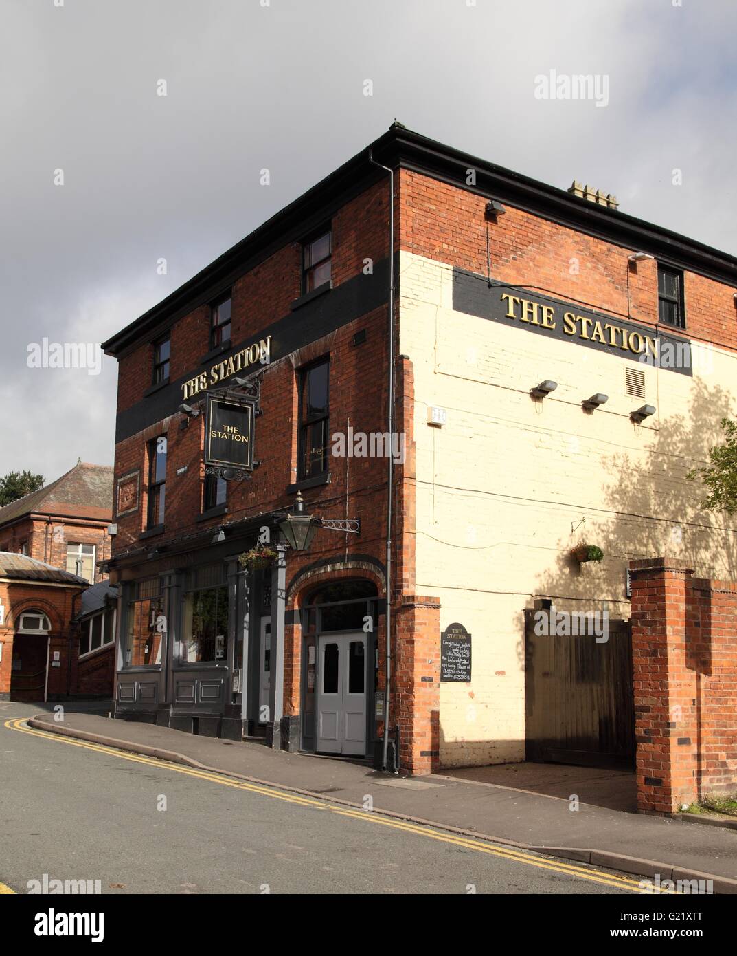 The Station pub, an inn at Sutton Coldfield Stock Photo - Alamy
